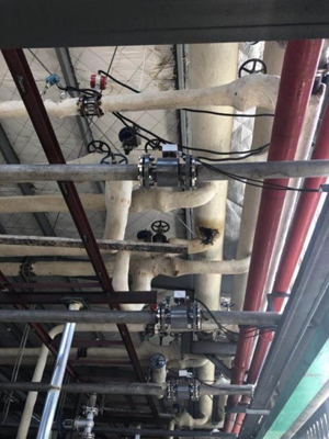 現(xiàn)場安裝管道