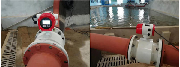 米科電磁流量計在客戶現場的應用