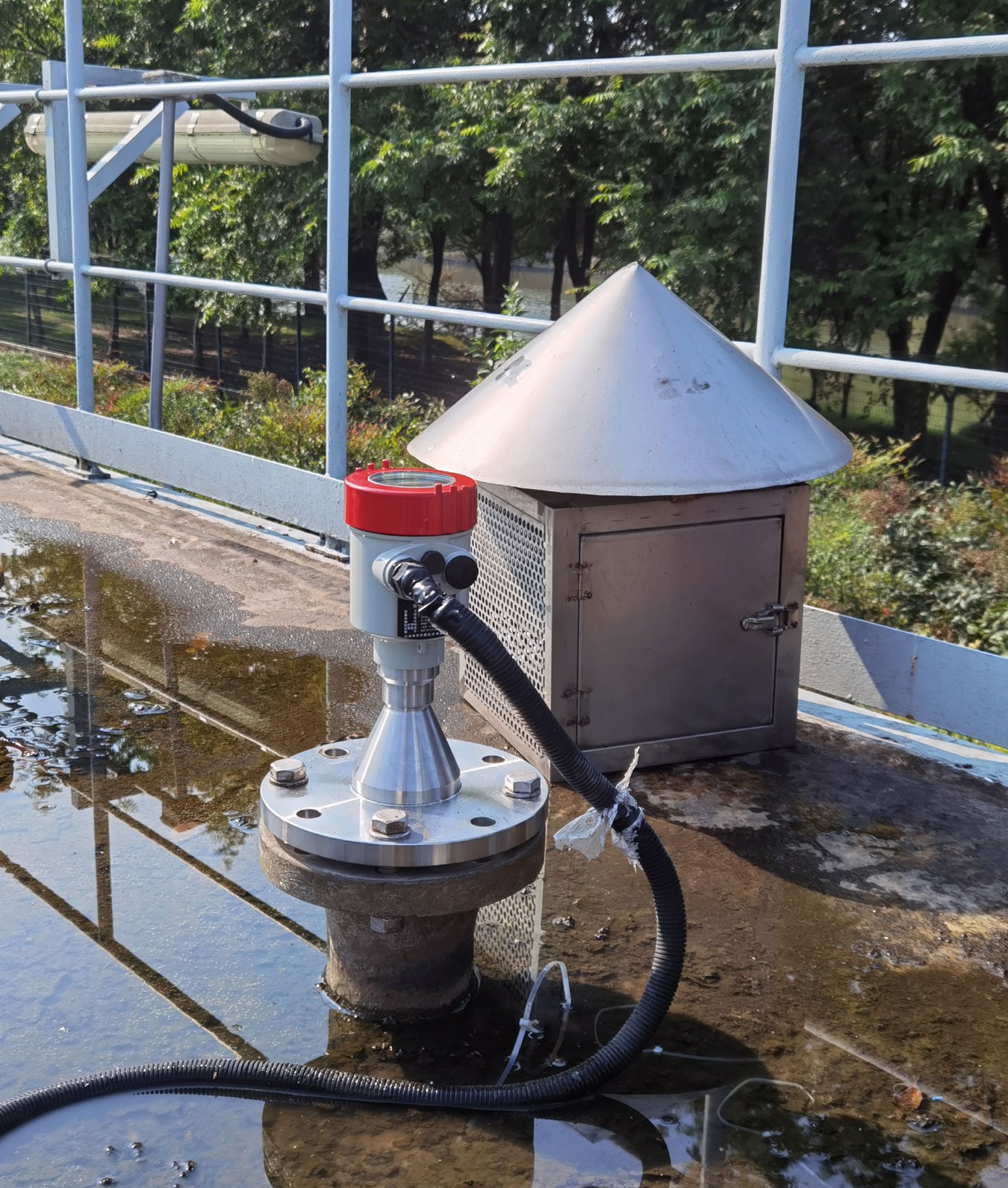 雷達液位計使用現場